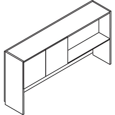 Groupe Lacasse Hutch, 2 Left Side Doors, 72inWx16inDx36inH, Niagara LAS3E723616PLA